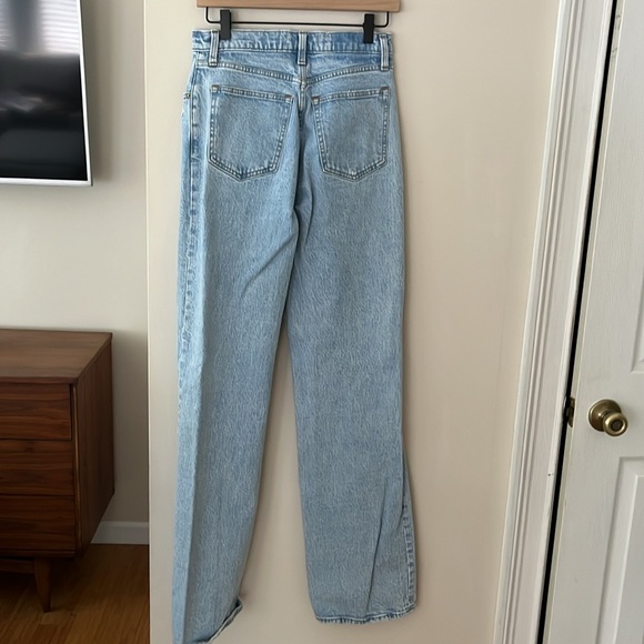 Abercrombie & Fitch 90s relaxed jean high-rise size 27 X-long length - Picture 10 of 12